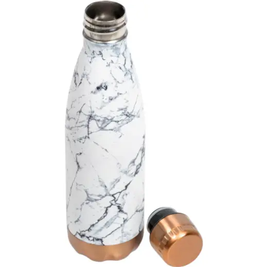 Serendipio Marbella Stainless Steel Vacuum Water Bottle Unbranded Open